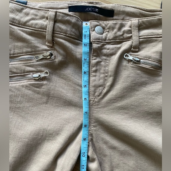 Joe’s Khaki Skinny Moto Jeans w/ Zipper Pockets size 28 - Picture 9 of 15